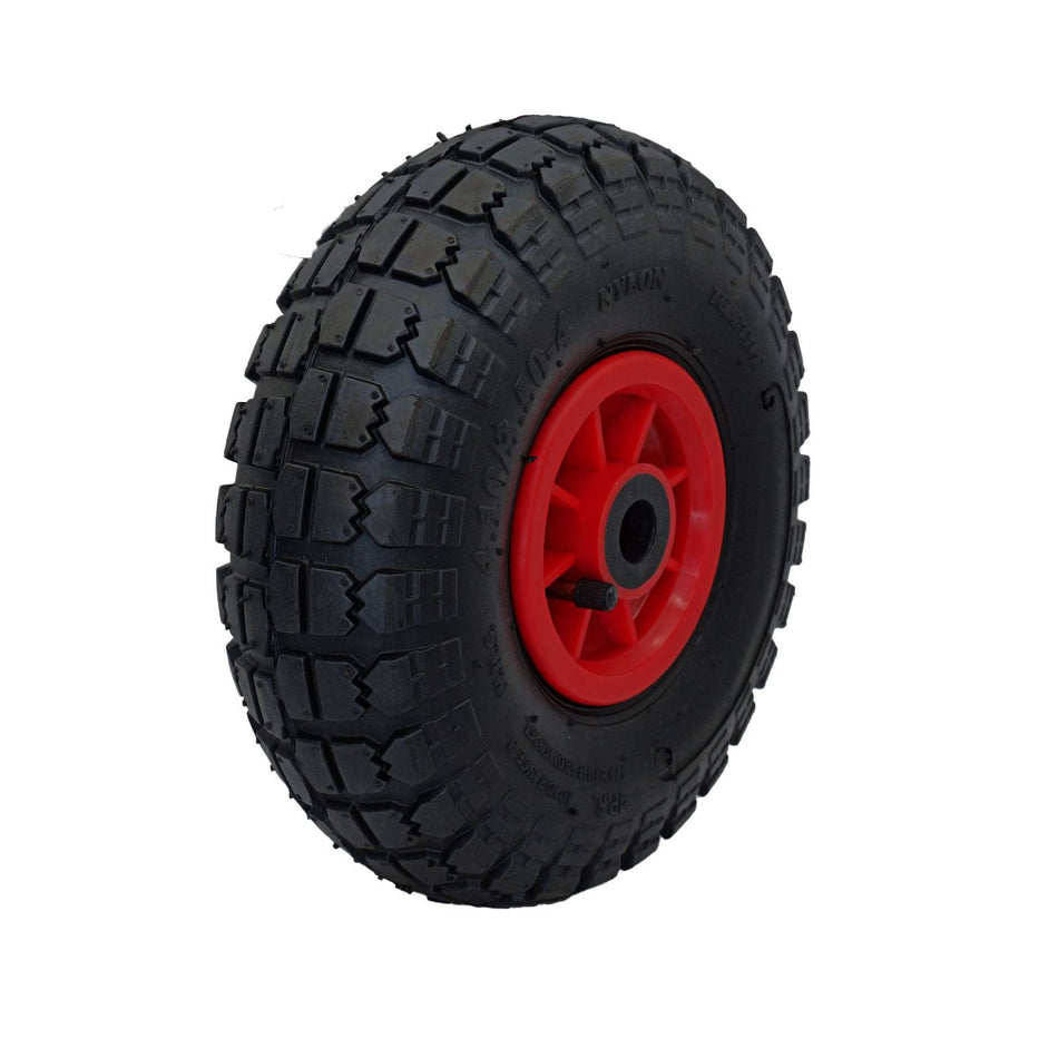 Easyroll 3.50x4" Pneumatic Nylon Wheel 20mm Bush 120kg
