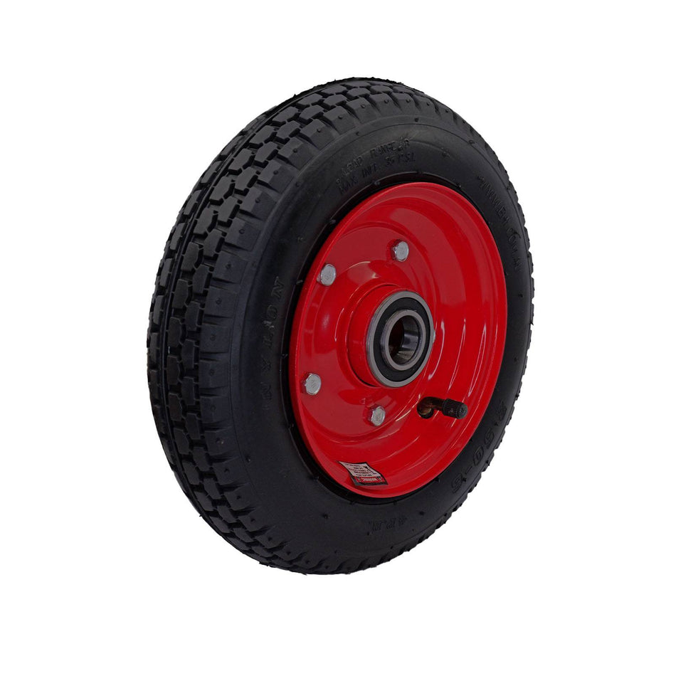 Easyroll 2.5x6" Pneumatic Wheel Steel Centred 1" Bearing 140kg